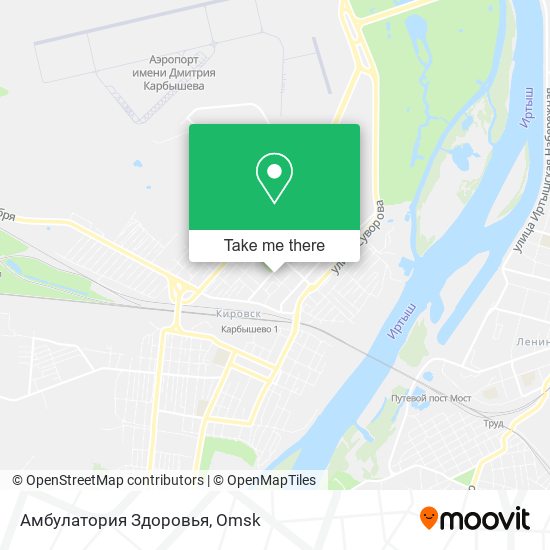 Амбулатория Здоровья map