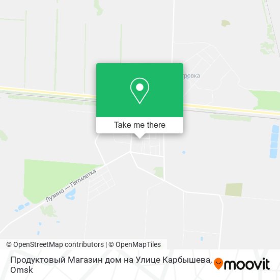 Продуктовый Магазин дом на Улице Карбышева map