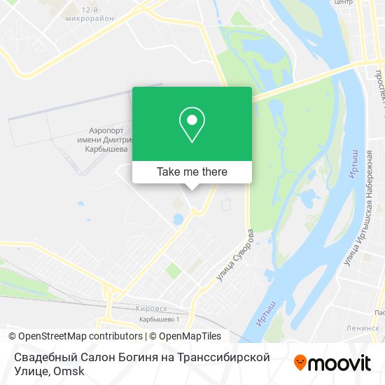 Свадебный Салон Богиня на Транссибирской Улице map