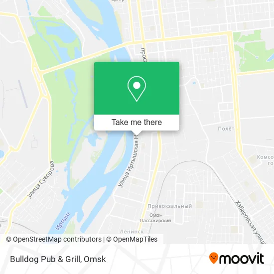 Bulldog Pub & Grill map