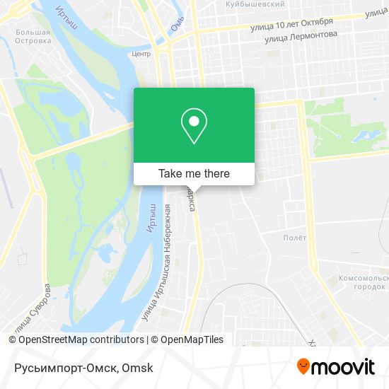 Русьимпорт-Омск map
