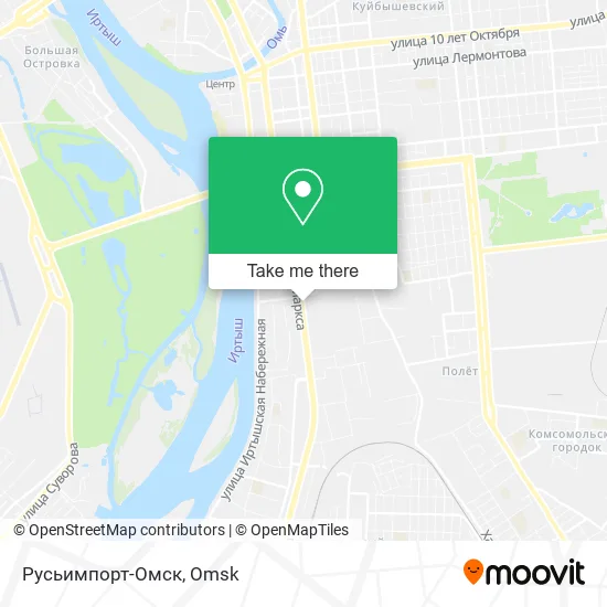 Русьимпорт-Омск map