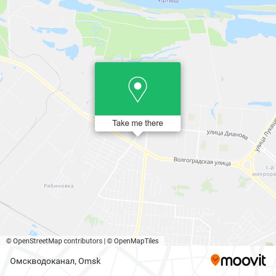 Омскводоканал map