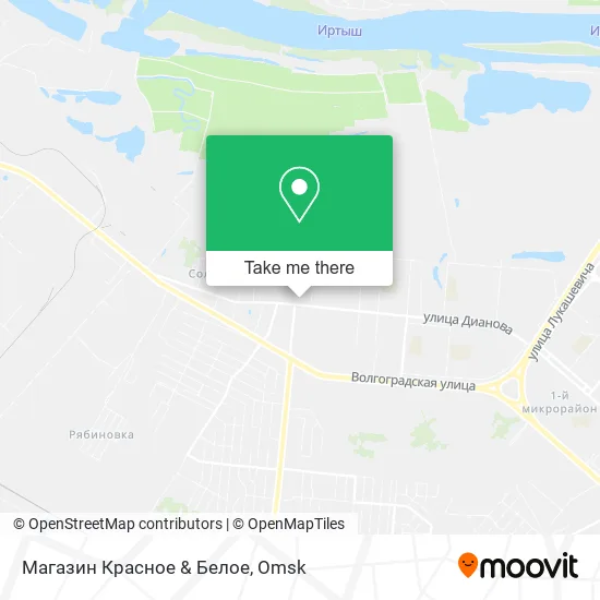 Магазин Красное & Белое map