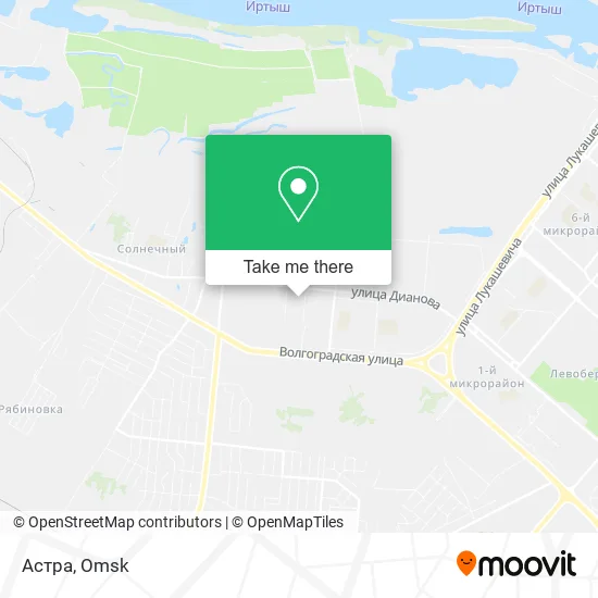 Астра map