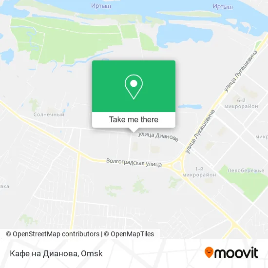 Кафе на Дианова map