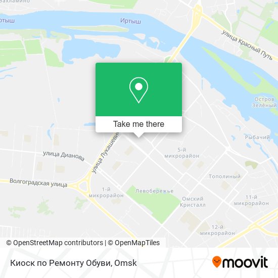 Киоск по Ремонту Обуви map