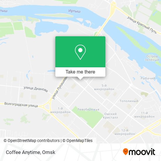 Coffee Anytime map