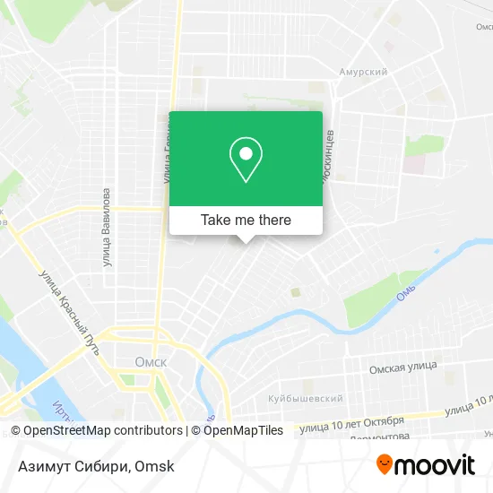 Азимут Сибири map
