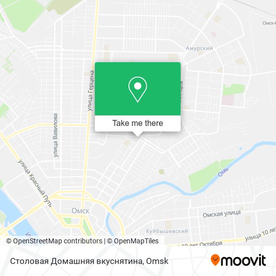 Столовая Домашняя вкуснятина map