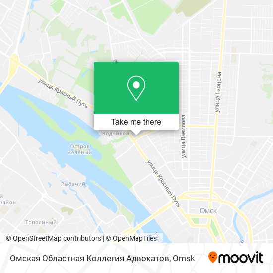 Омская Областная Коллегия Адвокатов map