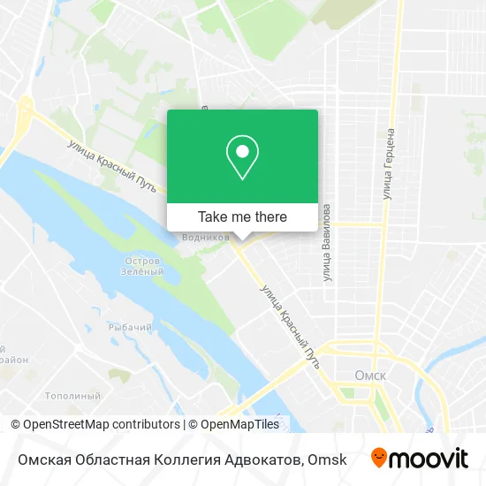 Омская Областная Коллегия Адвокатов map