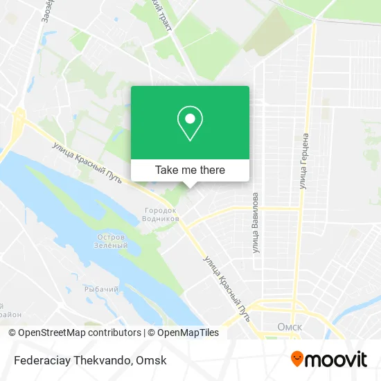 Federaciay Thekvando map