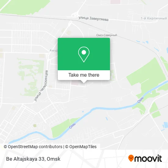 Be Altajskaya 33 map