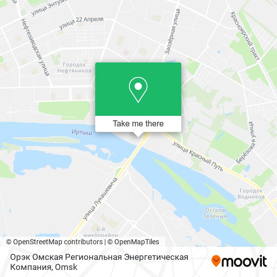 Орэк Омская Региональная Энергетическая Компания map