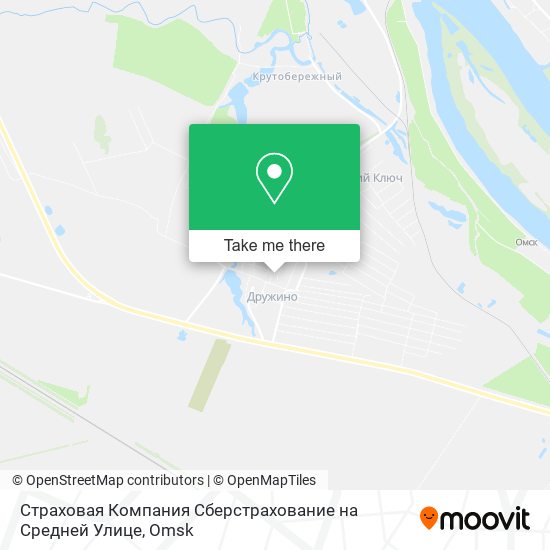 Страховая Компания Сберстрахование на Средней Улице map