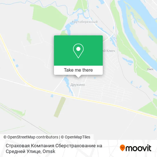 Страховая Компания Сберстрахование на Средней Улице map