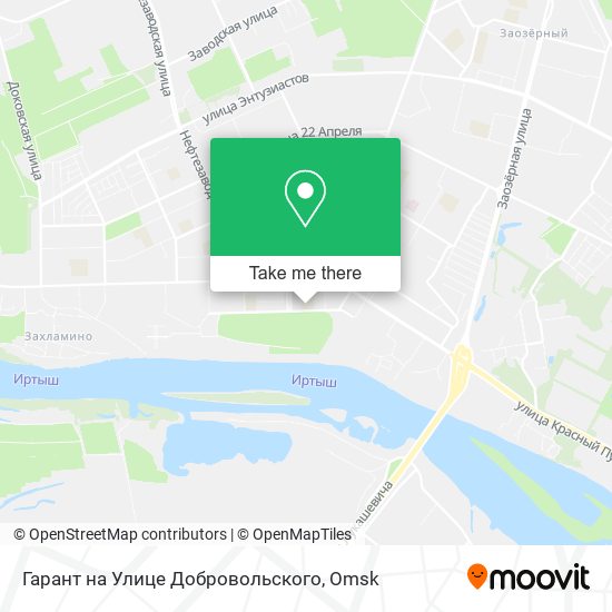 Гарант на Улице Добровольского map