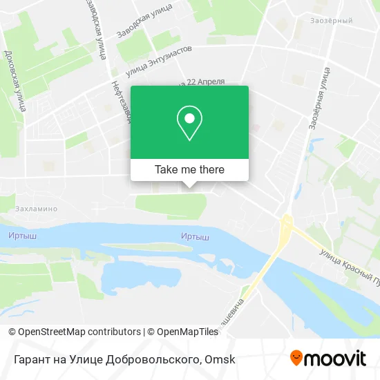 Гарант на Улице Добровольского map
