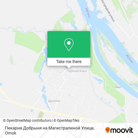 Пекарня Добрыня на Магистралиной Улице map