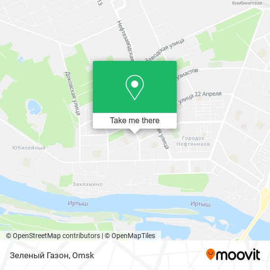 Зеленый Газон map