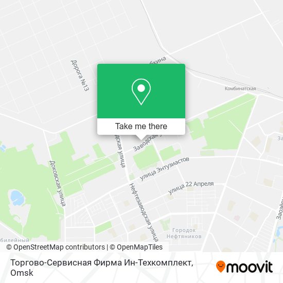 Торгово-Сервисная Фирма Ин-Техкомплект map