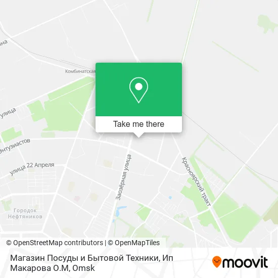 Магазин Посуды и Бытовой Техники, Ип Макарова О.М map