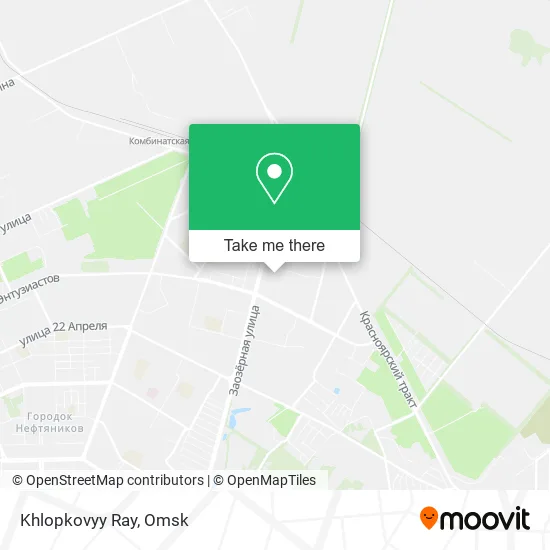 Khlopkovyy Ray map