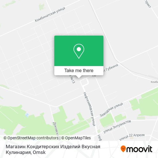 Магазин Кондитерских Изделий Вкусная Кулинария map