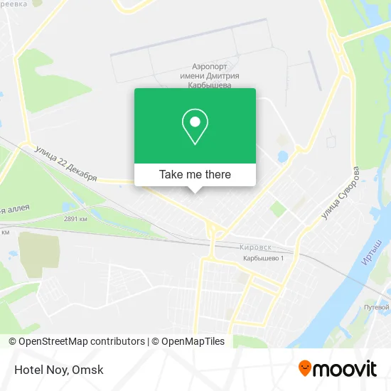 Hotel Noy map