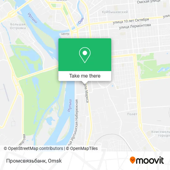 Промсвязьбанк map