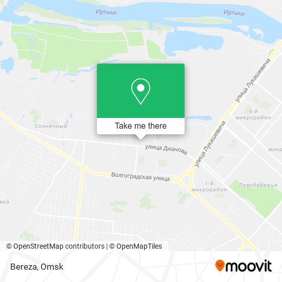 Bereza map