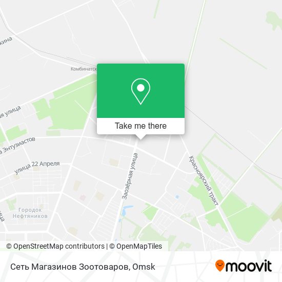 Сеть Магазинов Зоотоваров map