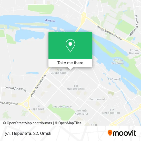ул. Перелёта, 22 map