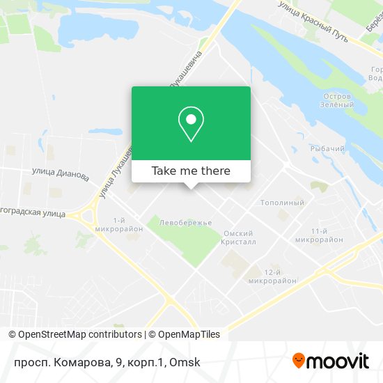 просп. Комарова, 9, корп.1 map