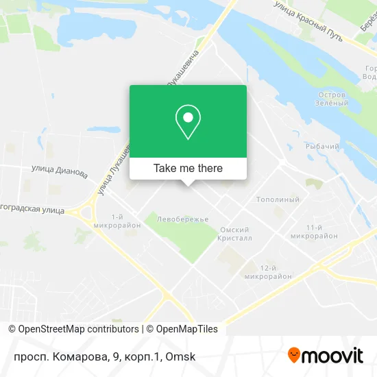 просп. Комарова, 9, корп.1 map