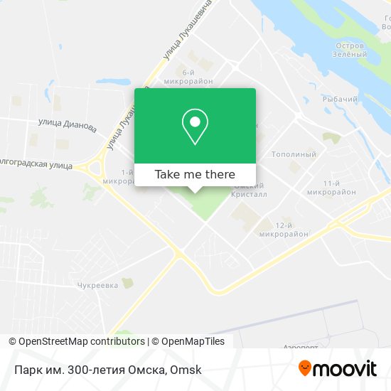 Парк им. 300-летия Омска map