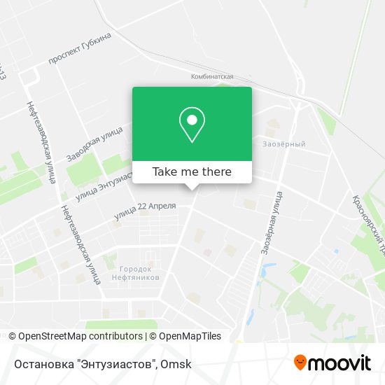 Остановка "Энтузиастов" map