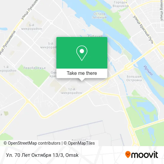 Ул. 70 Лет Октября 13/3 map