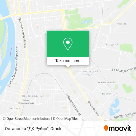 Остановка "ДК Рубин" map