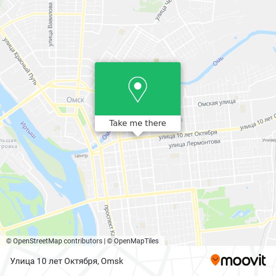 Улица 10 лет Октября map