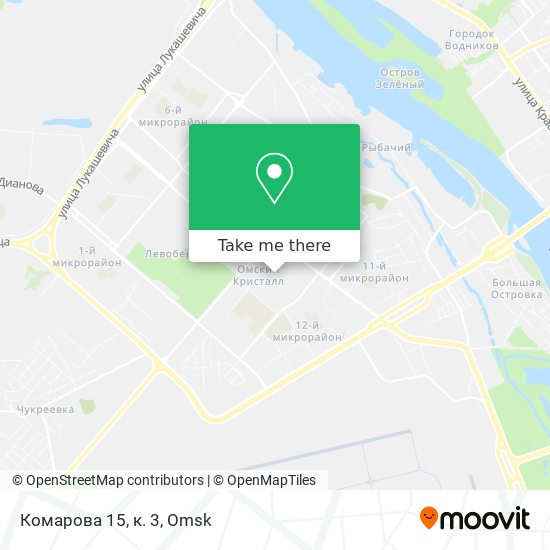Комарова 15, к. 3 map