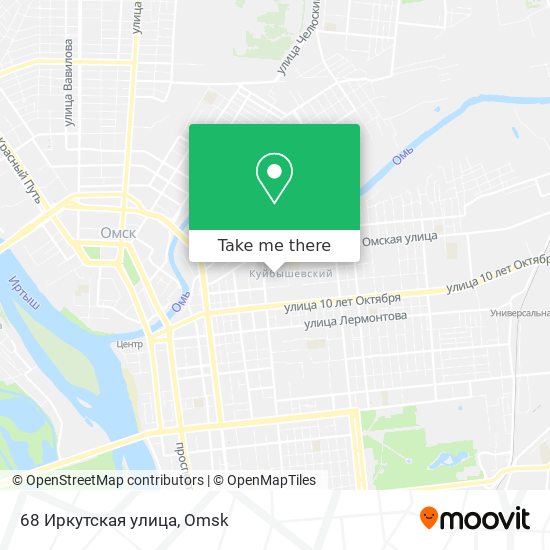 68 Иркутская улица map