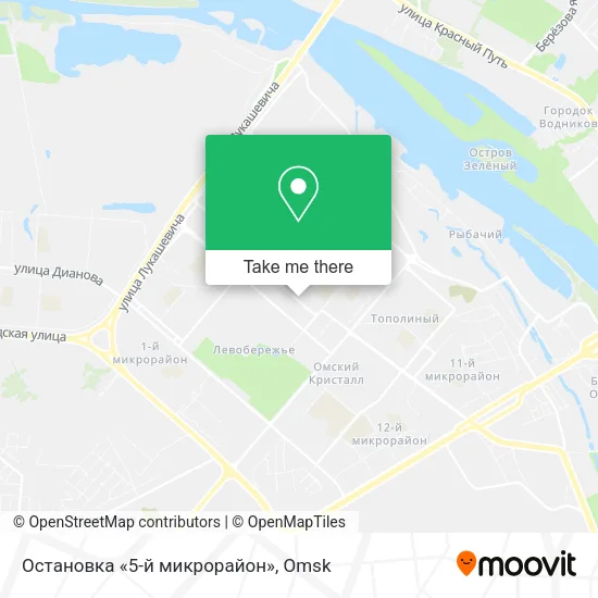 Остановка «5-й микрорайон» map