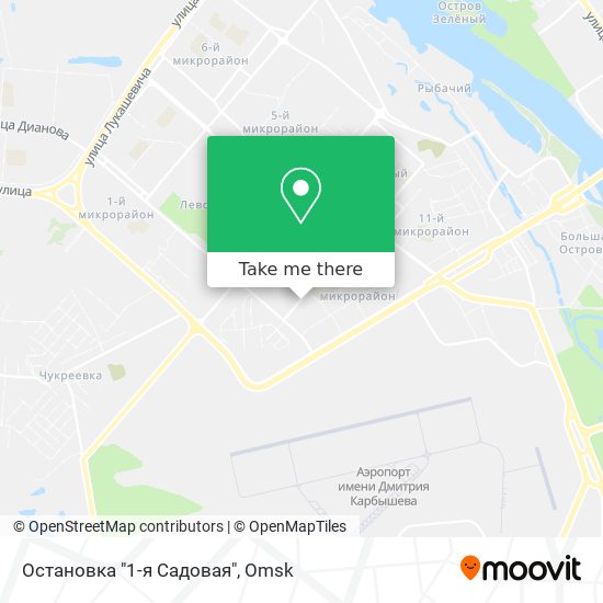 Остановка "1-я Садовая" map