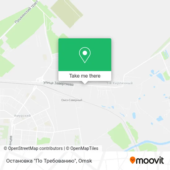Остановка "По Требованию" map