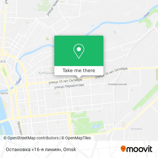 Остановка «16-я линия» map