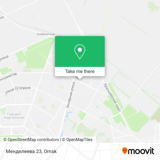 Менделеева 23 map