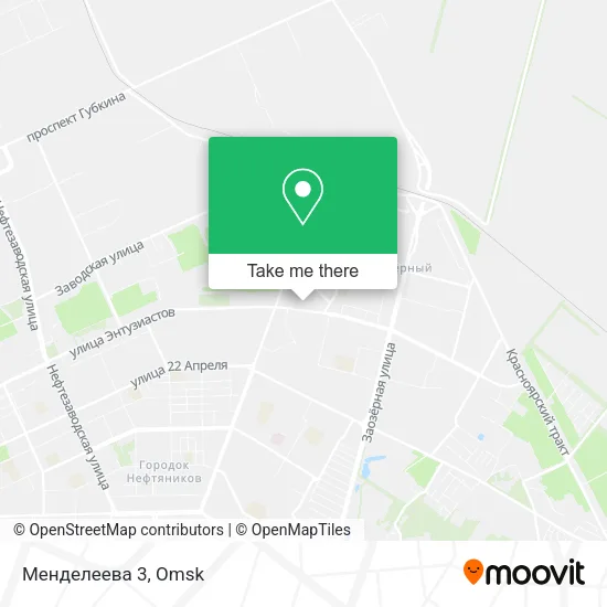 Менделеева 3 map