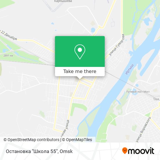 Остановка "Школа 55" map